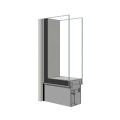 Sistema de tabiques modulares 80 - 80001